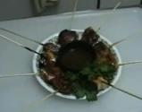 Sugared Barbecue Chicken Pops